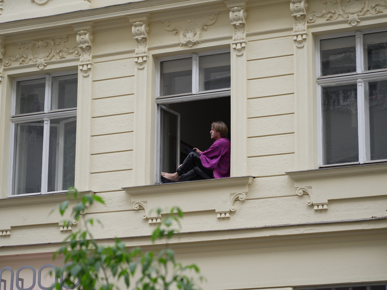 A scene from Positively 4th Street in Vienna